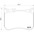 Brembo Brake Pads Front Mercedes Sl R231 ( Set Lh&Rh) (P50095)