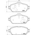 Brembo Brake Pads Front Mercedes C W205 ( Set Lh&Rh) (P50119)