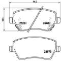 Brembo Brake Pads Front Nissan Micra ( Set Lh&Rh) (P56086)