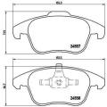 Brembo Brake Pads Front Citroen Grand Picasso ( Set Lh&Rh) (P61086)