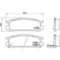 Brembo Brake Pads Rear Subaru Legacy ( Set Lh&Rh) (P78005)