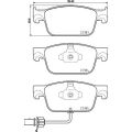 Brembo Brake Pads Front Audi A4 B9/A5 F5 ( Set Lh&Rh) (P85153)