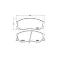 Brembo Brake Pads Front Chev Captiva ( Set Lh&Rh) (P10003)