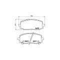 Brembo Brake Pads Front Kia Picanto 1.1 ( Set Lh&Rh) (P30032)