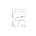 Brembo Brake Pads Front Opel Corsa D/E1. ( Set Lh&Rh) (P59094)