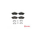 Brembo Brake Pads Front Citroen C3 1.4I' ( Set Lh&Rh) (P61074)