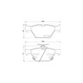 Brembo Brake Pads Rear Subaru ( Set Lh&Rh) (P78026)