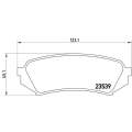 Brembo Brake Pads Rear Toyota L/Cruiser ( Set Lh&Rh) (P83049)