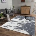 Elit Forest Grey Black Rug