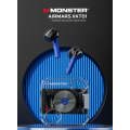 MONSTER XKT01 Wireless Bluetooth 5.2 Earphone TWS Headphones With Mic - White
