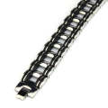 Genuine 17mm chunky men's Stainless steel and silicon bracelet
