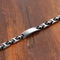 Men's Engraved Personalized Stainless Steel Bracelet