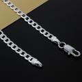 Cool 4mm Sterling silver filled Curb Chain 60cm long