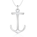 Fashionable Sterling Silver Filled Anchor pendant with Chain Included