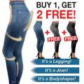 Slim Jeggings - Instantly Slimmer Legs, Thighs and Bum - Large / X Large (14 - 16) 92cm length