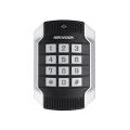 Hikvision outdoor vandal-resistant keypad and Mifare card reader
