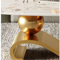 Raven Marble Top Modern Coffee Table