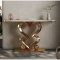Ivy Heart Marble Console Table
