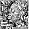 Labyrinth of Lineage African Mask Colouring Poster - Abstract African Mask | iColor