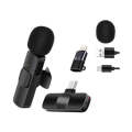 Wireless Lavalier Microphone for Android Type C & iPhone K8 Microphone