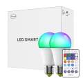 10W WiFi Smart Light Bulb LED RGB Lamp 2 4G Wifi Pack of 2