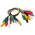 Color Coded Alligator Test Leads - Pack of 10