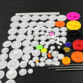 Plastic gears and parts 106 pcs kit