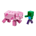 LEGO Minecraft 21157 BigFig Pig with Baby Zombie