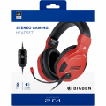 Bigben V3 Wired Gaming Headset-EM - Red