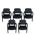 Smte - Leather Office Chair set of 5