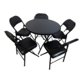 Sastro -5 Folding Chair Outdoor Dining Table Combo-Tpb3