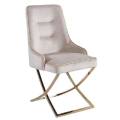 2x Chisisi Velvet Dining Chair With Zip