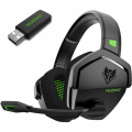 NUBWO G06 Wireless Gaming Headset - Black & Green