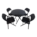 Sastro -4 Folding Chair Outdoor Dining Table Combo-Tpb3