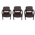 Smte - Leather Office Chair set of 3