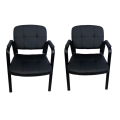 Smte - Leather Office Chair set of 2