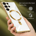 MagSafe silicon cover for Samsung galaxy S22 Ultra GOLDEN