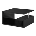 Smte - Coffee Tables - Tempered Glass Top - Wooden Base