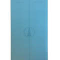 Premium Eco Rubber Mats with Alignment Lines - Blue Rubber Mats with Alignment Lines / Grey Rubbe...