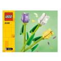 40461 Iconic Lego Tulips (Botanical Collection)