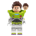 Buzz Lightyear - Lego minifigure Star Command Suit, Hair