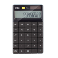 Deli Electronic Desktop Calculator - Universal Programmable 12 Digits Dual Power