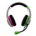 Metallic Multiformat Stereo Gaming Headset - Pink & Green - Neon