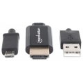 Manhattan MHL HDTV Cable - Micro-USB 5-pin to HDMI