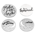 HLD5 - Ready Made Stainless Steel Discs for Floating Locket - and back
