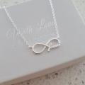 C269-C20753 - 925 Sterling Silver Infinity forever necklace