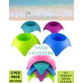 Turtle Back Sand Coasters