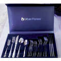 20 Pieces Stainless Steel Cutlery Set Etched Design