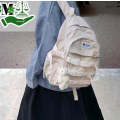 Large Capacity Simple Tag Daily Bag Men's Women's Rucksack Popular Korean Backpack Lightweight Ru...