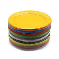 Round Paper Disc Party Plates 23cm Plain Solid Colours Tableware Events Catering